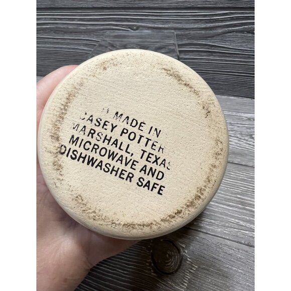 Casey Pottery Marshall Texas Rooster Chicken Pitcher Creamer Hand Made 4.5” - Picture 6 of 7